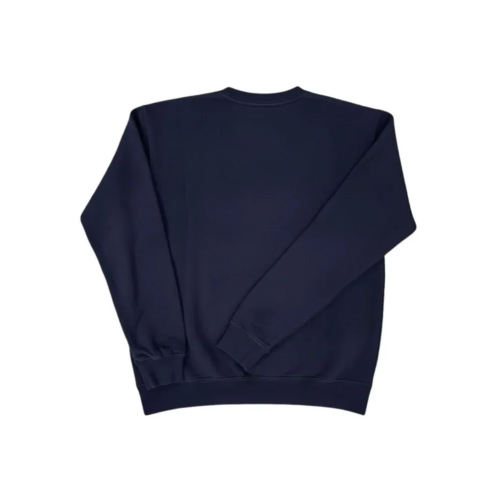 ZARA Men's Classic Crewneck Sweatshirt in Slate Blue
